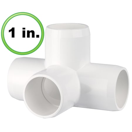 Circo Innovations 1 in. 4 Way LT PVC Pipe Fitting - Green 43-FG